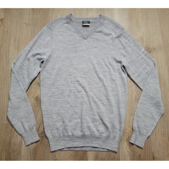 Nike Golf Tour Performance V neck pull over Sweater Golf Dress Gray size small - Picture 1 of 7